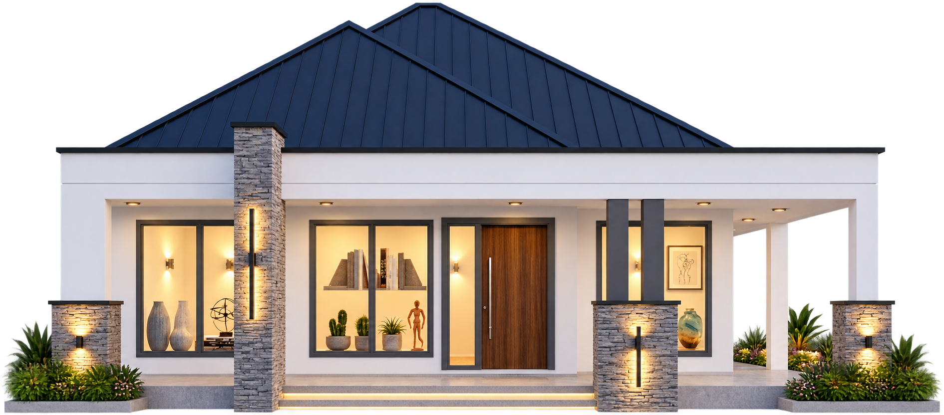 Salasala Modern Residence - Perspective 1
