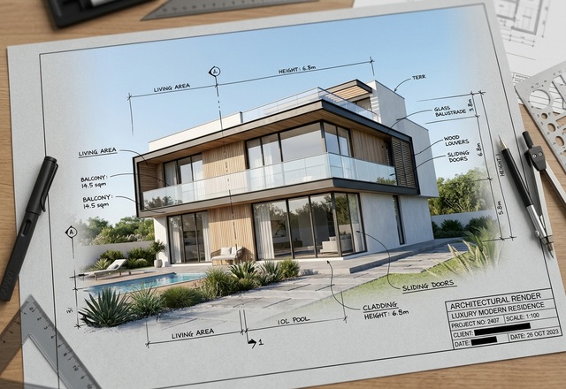 Architectural Design 3D Model