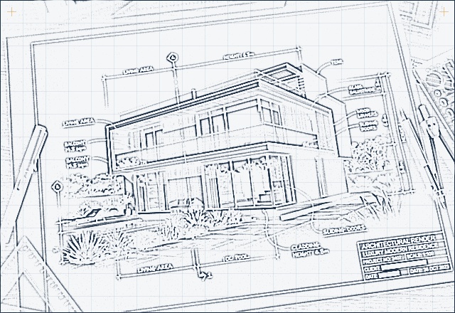 Architectural Design Wireframe