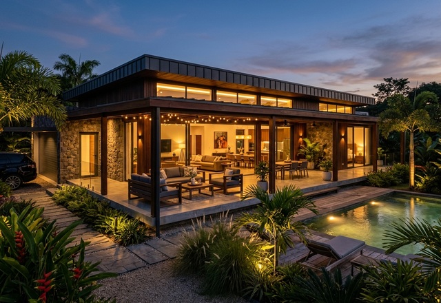 House & Villa Design 3D Model